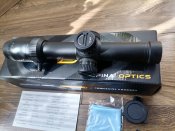 Новий приціл компакт Spina Optics LPVO 1.2-6x24IR 1/2 Mil-Dot. Загонник.