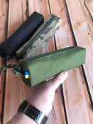 Пенал для ручок та канцелярії олива з...