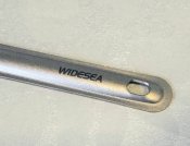 Надлегка титанова подовжена повнорозмірна ложка-виделка Widesea