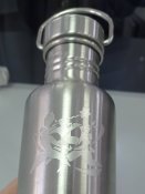 Фляга для воды из титана 0,5 л.