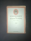 Юго  восточная Европа. дорожная карта.1942г.