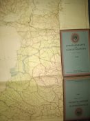 Юго  восточная Европа. дорожная карта.1942г.