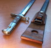Штык-нож обр. 1918 г. к винтовке Шмидта Рубина обр. 1911 г., пр-ва WAFFENFABRIK NEUHAUSEN, Швейцария