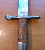 Штык-нож обр. 1918 г. к винт. Шмидта Рубина обр. 1911 г., пр-ва Elsener Schwyz Victoria, Швейцария.