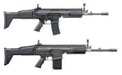 Якісний кольоровий брелок на ключи FN SCAR keychain