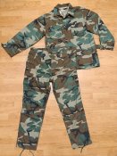 Комплект US BDU MFH Штани+кітель L/R Woodland