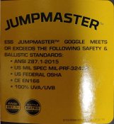 Десантні балістичні окуляри ESS Jumpmaster