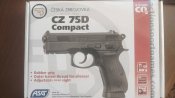 Пневматичний пістолет CZ 75D Compact + коробка шарів в подарунок