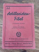Artilleristen Fibel.Артиллерийский букварь.19...