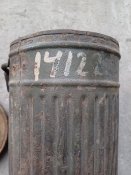 Протигазний бак з болота.
