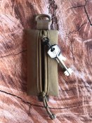Ключниця з Cordura 1000D,койот,koyote,edc