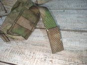 Трофейный рюкзак хорошего русского "Camofans" с тактическими очками, чётками и окопными свечами