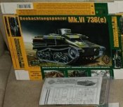 ACE 72519 Funk und Beobachtungspanzer 736 (е) 1/72