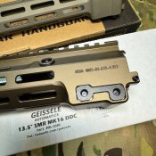 Цівка Geissele SMR MK16 13.5" M-Lock Rail DDC оригінал Geissele