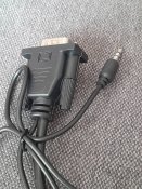 Конвертер адаптер VGA HDMI+аудіо 1080 VGA2HDMI