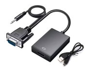 Конвертер адаптер VGA HDMI+аудіо 1080 VGA2HDMI