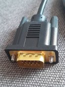 Кабель HDMI to VGA. HDMI Male to VGA Male 1.8 м