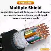Кабель HDMI to VGA для підключення техніки, 1,5 м
