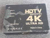 Коммутатор HDMI 4K switch перемикач 3 на...