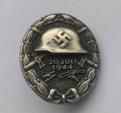 Знак за Ранение 20 июля 1944