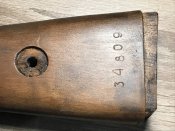 Приклад Mauser 98К. Тильник "калоша". Ложе в зборі.