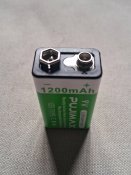 Крона перезаряжаемая 9V 1200 mah