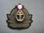 Шитая кокарда ВМФ СССР.