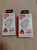 Два сетевих зарядних устройства для ColorWay (Type-C PD + USB QC3.0) 20W V2 белый