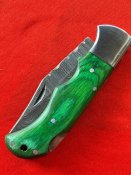 Складной нож из дамасской стали с чехлом №40