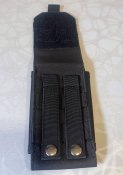 Підсумок з Velcro під блокнот, телефон (смартфон), компас  тощо - Black