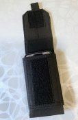 Підсумок з Velcro під блокнот, телефон (смартфон), компас  тощо - Black