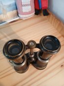 3Е#3 Бинокль старовинний військовий виробництва Франціі у робочому стані