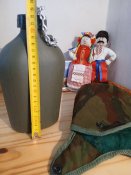 3Е# Фляга військова виробництва Франціі у термочохлі