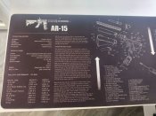 Килимок для чищення зброї AR-15, 900*300
