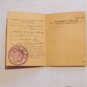 Военный билет 1949 год на полковника запаса