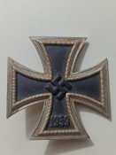 Железный крест 1 класса 1939 клеймо 6 Fritz Zimmermann, Stuttgart.