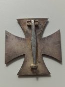Железный крест 1 класса 1939 клеймо 6 Fritz Zimmermann, Stuttgart.