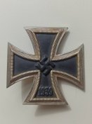 Железный крест 1 класса 1939 клеймо 6 Fritz Zimmermann, Stuttgart.