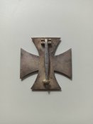 Железный крест 1 класса 1939 клеймо 6 Fritz Zimmermann, Stuttgart.