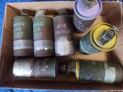 Використані...Макети .. Американські димові гранати М-18