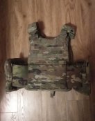 Оригінальна бойова плитоноска KDH Modular Scalable Vest Gen II (MSV) з балістичними пакетами.