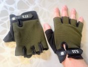 Тактичні рукавички короткопалі (без пальців) під 5.11 - Olive - L-XL