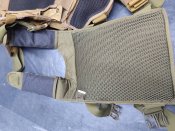 Розвантажувальний жилет Tasmanian Tiger Chest RIG (coyote) + спина TT trooper back plate (green)