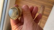 Кований царській ніж в шкіряних піхвах. Гарне тавро! Бонус!