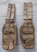 Подсумок, чехол армейский поясной на велкро, койот, 2 шт, б/у, Великобритания