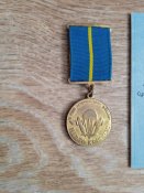 Нагрудний знак 10 років аеромобільним військам Сухопутних військ Збройних Сил України