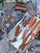 Запчастини з ракети.Срібло,позолота