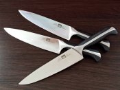 Ніж кухонний KND German Steel Німеччина 33 см Шеф-нож кухонный