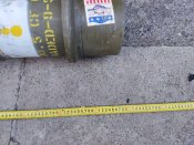 Тубус от порохового заряда к снарядам 155 мм USA