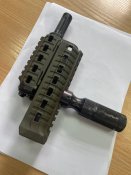 Цівка DLG на АК-47, АК-74 в кольорі - олива.